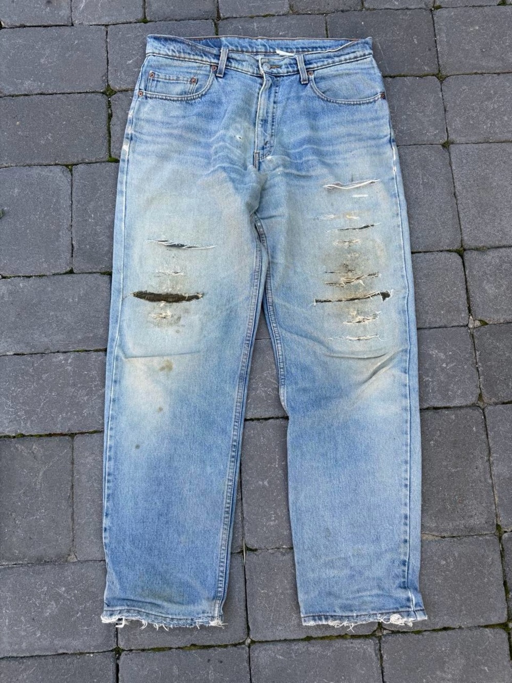 Vintage distressed levis 550